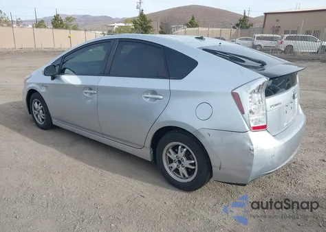 2011 Toyota Prius Two из США, поврежденный, VIN JTDKN3DU2B1434197